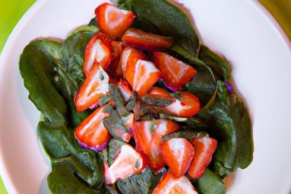 Fresh & Fruity: Spinach Strawberry Salad with Poppy Seed Dressing