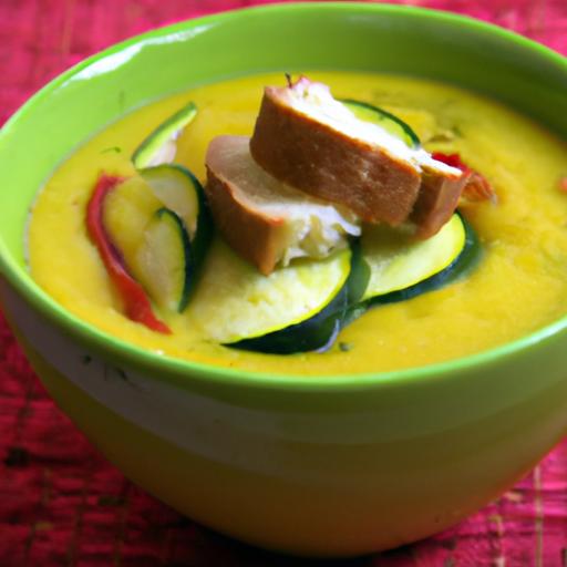 Zucchini & ‍Bell Pepper Soup: ​A Vibrant, Healthy Delight