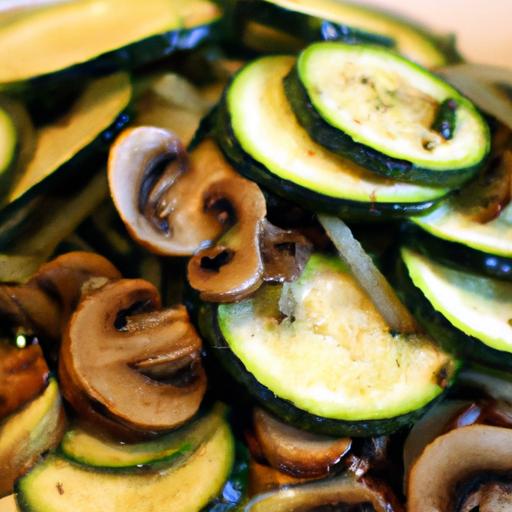 Savor Low‍ Carb ⁤Stir-Fry: ‌Zucchini, mushrooms & Onions