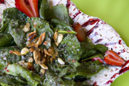 Fresh Flavors: Spinach & Strawberry Salad with Poppy Dressing