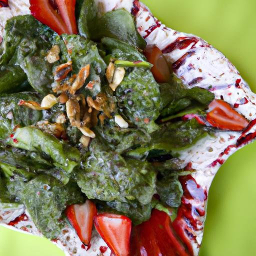 Fresh Flavors: Spinach & Strawberry Salad with Poppy Dressing