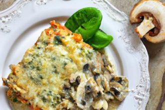 Hearty Mushroom & Spinach Lasagna: A Flavorful Veggie Feast