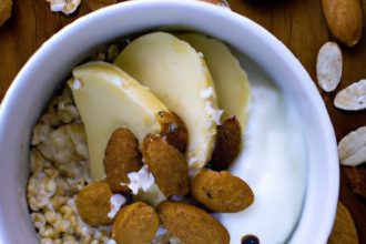 Power-Packed Breakfast: Oatmeal with Chia & Almonds Boost