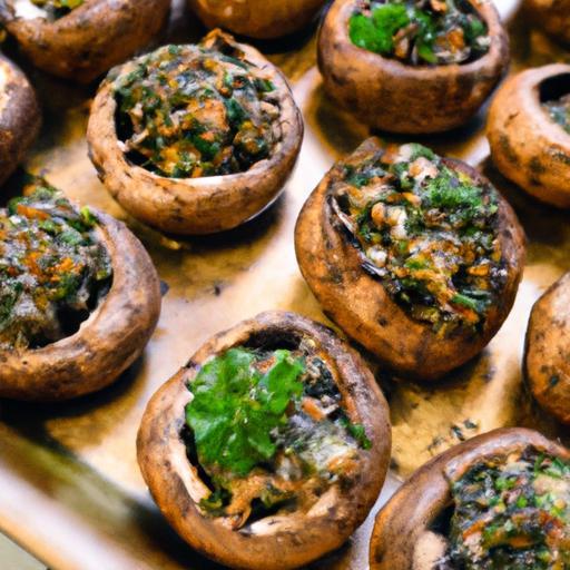 Savor Spinach & Ricotta Stuffed Mushrooms: A Flavorful Feast