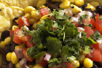 Zesty Black Bean & Corn Salsa: A Flavorful Fiesta Dip