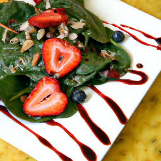Fresh Flavors: Spinach & Strawberry Salad with Poppy Seed Dressing