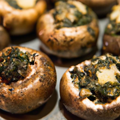 Savor Spinach & Ricotta Stuffed Mushrooms: A Flavorful Feast