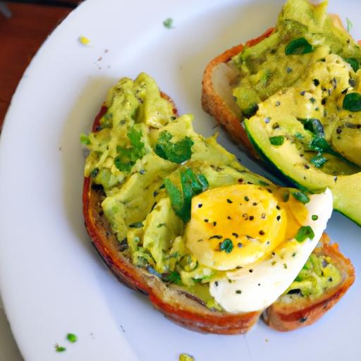 Egg-topped Avocado Toast: A Nutritious‍ Morning⁤ Boost
