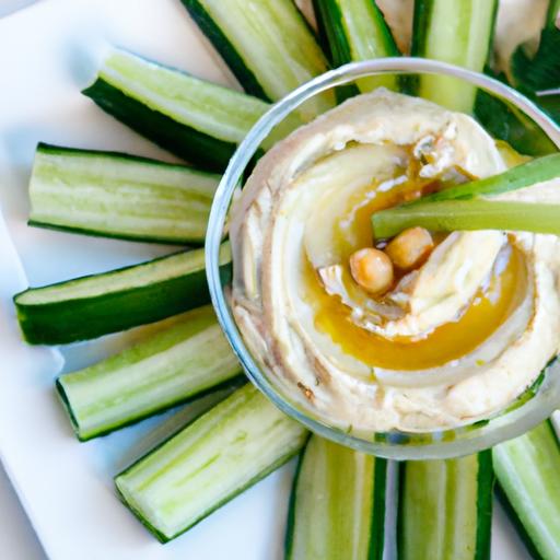 refreshing Cucumber Slices with Hummus: A Healthy Snack Guide