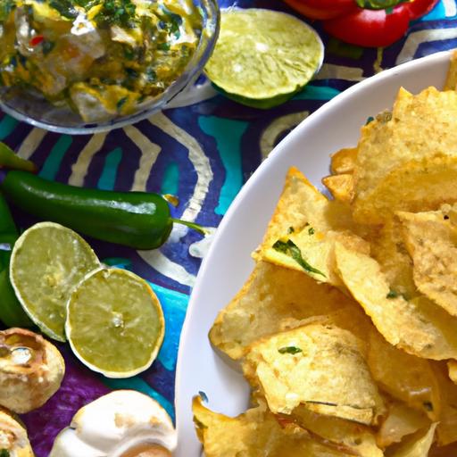 Crispy Veggie Chips & Creamy Guacamole: A Perfect Pairing