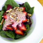 Fresh Flavors: Spinach & Strawberry Salad with Poppy Seed Dressing