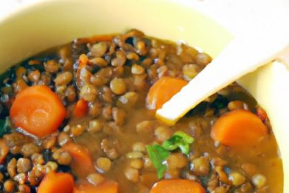 Hearty Lentil Soup with Carrots and Celery: A Nutritious Classic
