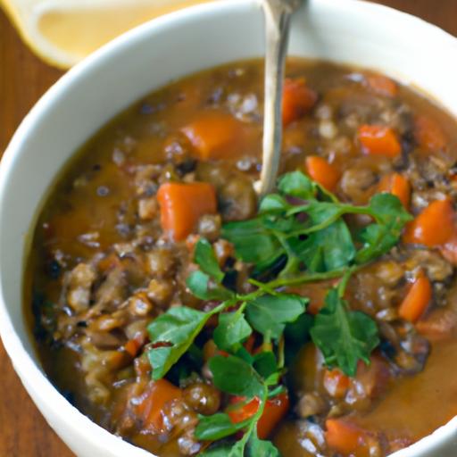 Hearty lentil Soup with Carrots and Celery: A Nutritious Classic